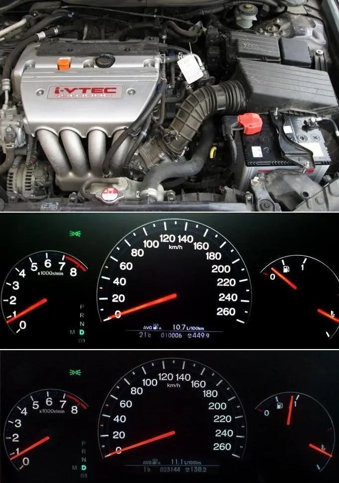 Хонда Аккорд 2007, 2.4 л., комплектация Executive, АКПП, левый руль, K24A3  190лс
