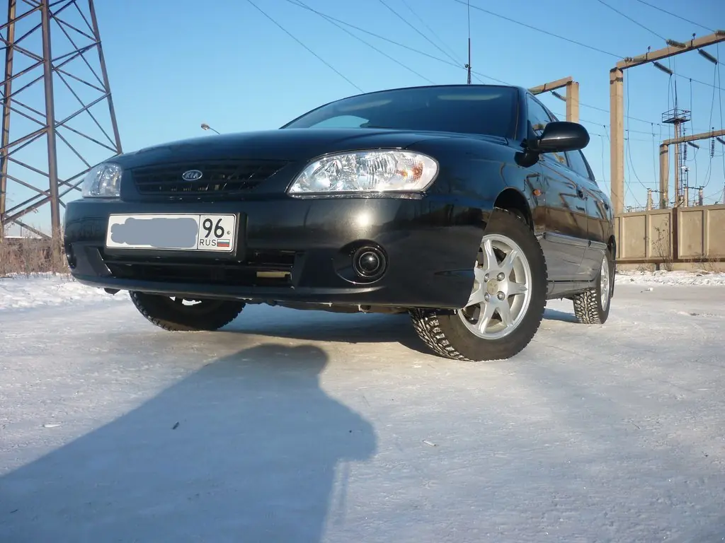 Kia Spectra 2008, 1.6 литра, Скажу сразу: машину я уже продал, МКПП, Нижний  Тагил, чёрный жемчуг, бензин