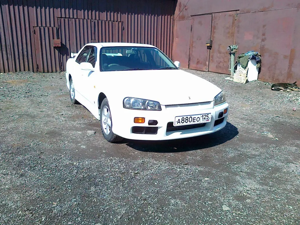 Nissan Skyline 98 г.в., Всем привет, бензиновый двигатель, 4вд, RB25DE NEO,  200 л.с., at