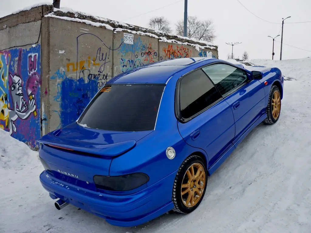 Subaru Impreza WRX 95г., 2л., http:  //www.drom.ru/reviews/subaru/impreza_wrx/26005-один из моих отзывов, полный  привод, комплектация WRX turbo, механика, левый руль