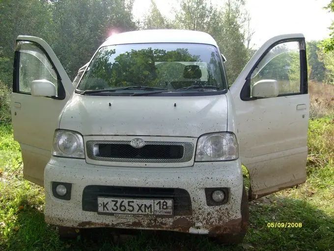 Toyota Sparky 2001 салон