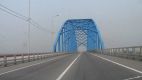 Мост через р.Енисей...и смок...это не туман...