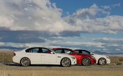 Сравнительный тест: BMW M3 против Lexus IS F и Mecedes-Benz C63 AMG.